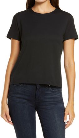 Commando Essential Crewneck Tee in Black at Nordstrom, Size X-Large