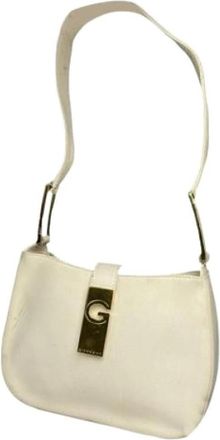 Givenchy Pre-owned Shoulder Bag - Dames - Vintage Schoudertas - Beige - ONE Size - Leer - Vintage