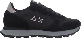 Sun 68 Goud Zilver Sneaker Ally Nylon Su&egrave;de - Dames - Sneakers - Zwart - 40 EU - Nylon - Schoenen