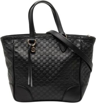Gucci Pre-owned Handbags, female, Black, Size: ONE SIZE Pre-owned Vintage Handbag