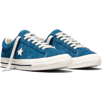 Converse One Star 95 Sneaker in Murky Waters/Black/Egret at Nordstrom, Size 9.5
