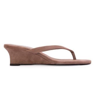 Black Suede Studio Easy 50 Wedge in Taupe Suede at Nordstrom, Size 39 Eu