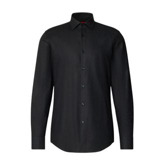 HUGO BOSS Hombre, Camisas, Negro, Talla: 3XS
