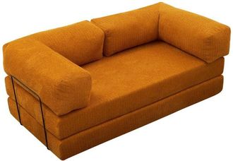 Asir Group LLC Sof&aacute; De Tres Plazas, Sof&aacute;, Sala De Estar. Sofa Naranja