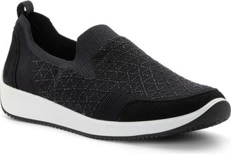Ara Lisbon Lace-Up Sneaker in Black Geo at Nordstrom, Size 11.5