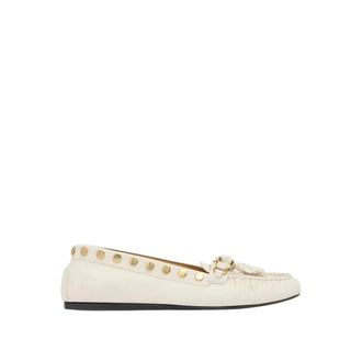 Isabel Marant Schoenen, Dames, Wit, 39 EU, Leer, Faxel Loafers