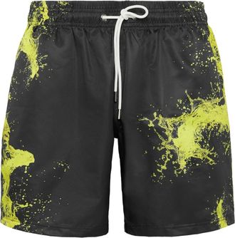 Plein Sport Jogging Shorts Splash - Heren - Badpakken - Zwart - L - Nylon - Fitness