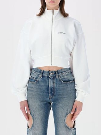 Off-white Felpa cropped Off-White in cotone