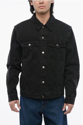 Off-white Embroidered VARISTY Denim Jacket size L