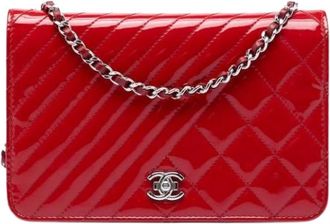 Chanel Pre-owned Cross Body Bags, female, Red, Size: ONE SIZE Pre-owned Coco Boy Flap Bag