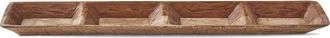 Tag Watermill Natural Wood Divided Serving Tray for Entertaining in Beige at Nordstrom
