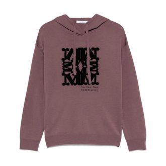 Max Mara Hoodies, female, Purple, Size: XS Grape Purple Hoodie