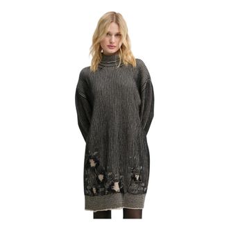 Maison Margiela Omkeerbare Wol Jurk - Dames - Jurken - Zwart - Maat: XS Wol