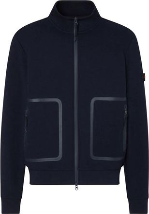 Peuterey Sweatshirt met Ritssluiting - Heren - Vesten met rits - Blauw - XL - Katoen - Hoodies & sweatvesten