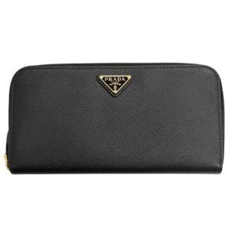 Prada Pre-owned Portafoglio lungo (bi-fold) - - Pre-owned - Donna - Nero - ONE SIZE