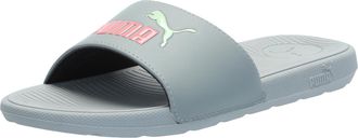 Puma Womens Cool Cat 2.0 Sport WNS Slide Sandal, Cool Mid Gray-passionfruit-fresh Mint, 4.5 UK
