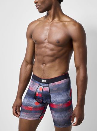 Saxx Mens 6 Mystery Peaks boxer brief MULTI-SPORT MESH
