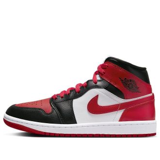 Air Jordan (WMNS) Air Jordan 1 Mid Alternate Bred Toe BQ6472-079