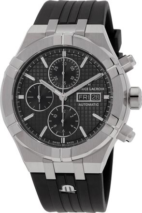 Maurice Lacroix Aikon Chronograph Automatic Black Dial Mens Watch AI6038-SS000-330-2