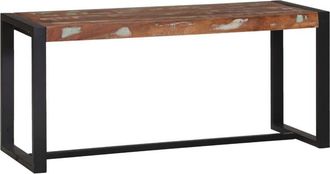 vidaXL Vidaxl - Banco Multicolor 100 X 35 X 45 Cm Madera Maciza Recuperada