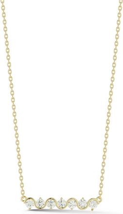 Glaze Jewelry Cubic Zirconia Bar Pendant Necklace in Gold at Nordstrom Rack