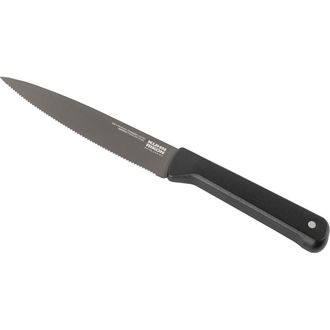 Kuhn Rikon ICED Serrated Utility Knife 5.12-Inch, Ice Hardened German Stainless Blade in Black at Nordstrom