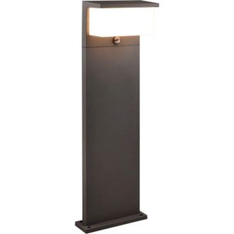 Trio Leuchten Nestos palo alto da esterno fusione alluminio antracite a led 13W 1300lm, 3000K con sensore di movimento h. 80CM IP54