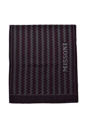 Missoni Brown Wool Scarf