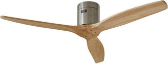 Lucande Ventilador de techo de madera marr&oacute;n