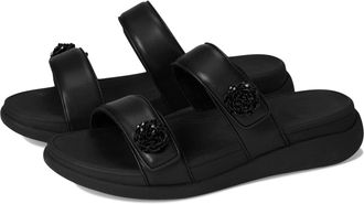 FitFlop FitFlop F-Mode Go Sandals Womens Black Adjustable Strap Slides ZOGG3674