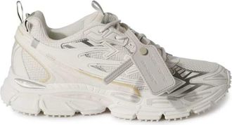 Off-white Witte Mesh Sneakers met Handtekeningdetails - Heren - Sneakers - Wit - 40 EU - Schoenen