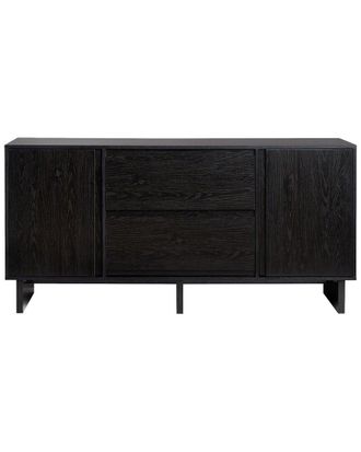 Walker Edison 63In Scandi Sideboard With Beveled Drawers