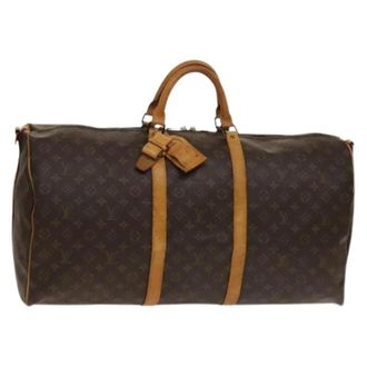 Louis Vuitton Tweedehands Canvas Louis Vuitton tassen - Dames - Pre-owned - Bruin - Maat: ONE Size Leer