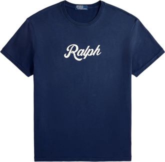 Polo Ralph Lauren T-shirt in cotone con logo - Blu