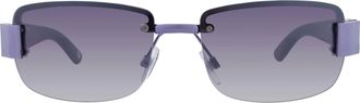 Nine West Purple Rectangular Ladies Sunglasses 10264078.CGRBLUPRP