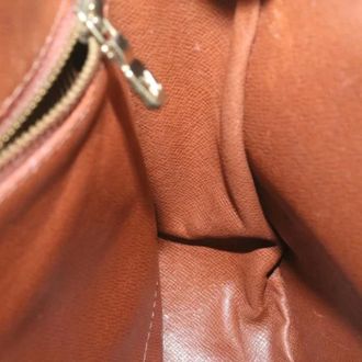 Louis Vuitton Pre-owned Cross Body Bags, female, Brown, Size: ONE SIZE Pre-owned Canvas Cross Body Bag