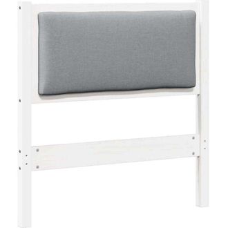 vidaXL Headboard Other White 75 cm Solid pine wood vidaXL