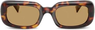 Miu Miu B13S Zonnebril - Dames - Zonnebrillen - Bruin - 52 MM - Accessoires