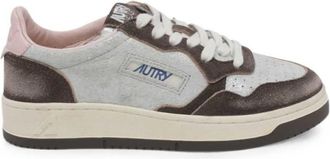 Autry Brown Color Block Sneakers