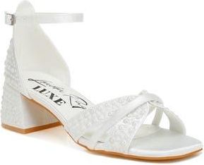 London Rag Cinnabon Embellished Sandal in White at Nordstrom Rack, Size 10