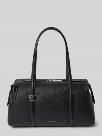 Calvin Klein Henkeltasche mit Label-Detail in Black, Gr&ouml;&szlig;e 1