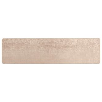 vidaXL Pasillo De Alfombra Marsa Beige 50 X 250 Cm Poli&eacute;ster Y Pvc Vidaxl