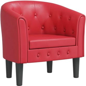 vidaXL Vidaxl - Sill&oacute;n Cuero Sint&eacute;tico Rojo