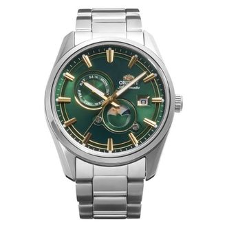 Orient Contemporary Stretto Day-Night Automatic Green Dial Mens Watch RA-AK0314E30B
