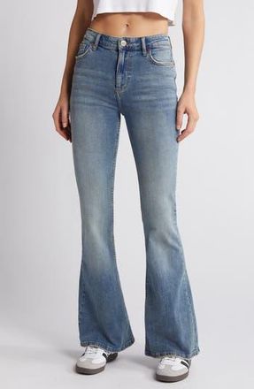 BDG Mid Rise Flare Jeans in Light Wash at Nordstrom Rack, Size 24 X 32