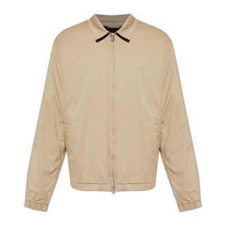Rag & Bone Katoenen Jas met Kraag - Heren - Zomerjassen - Beige - S - Katoen - Jassen