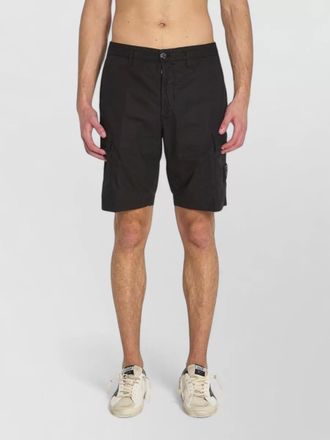 Stone Island cotton regular-fit cargo bermuda shorts