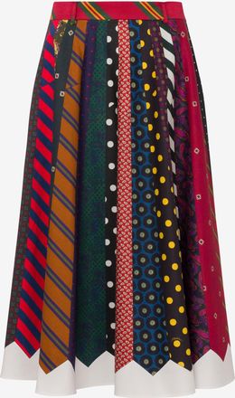 Moschino Gonna in gabardina di cotone Archive - Multicolore