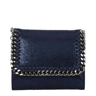 Stella McCartney Stella Mc Cartney Damens Geldb&ouml;rsen Eco Wildleder Blau/Tinte