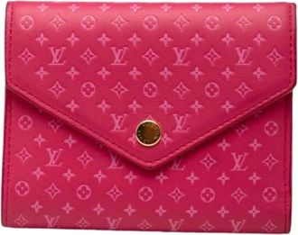 Louis Vuitton Pre-owned Wallets, female, Pink, Size: ONE SIZE Pre-owned Vintage Leather Wallet